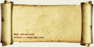 Hana Bjelić vizit kartica